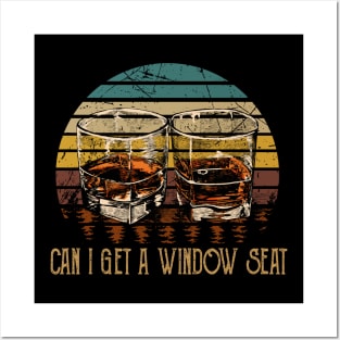 Can I Get A Window Seat Glasses Whiskey Music Quotes Country Posters and Art